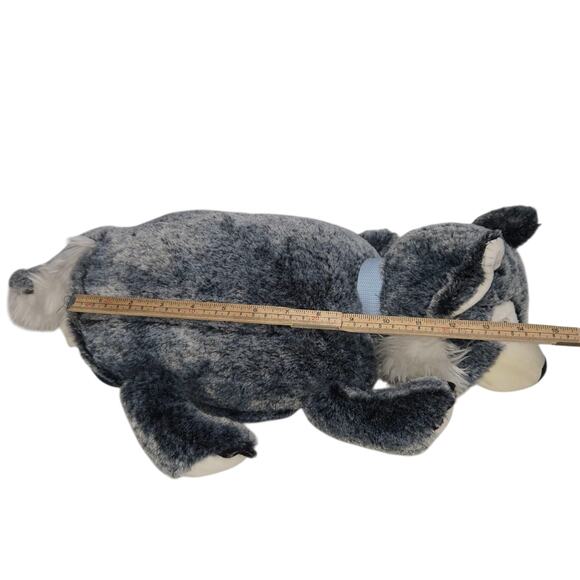 Zoobies Pets Wyatt Wolf Plush with Blanket 25x16  Nap Travel 2010 - Picture 8 of 16